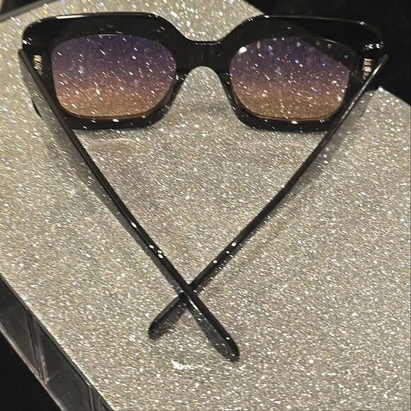 DIFF Eyewear Giada Black Twilight Gradient Sunglasses - Picture 10 of 11